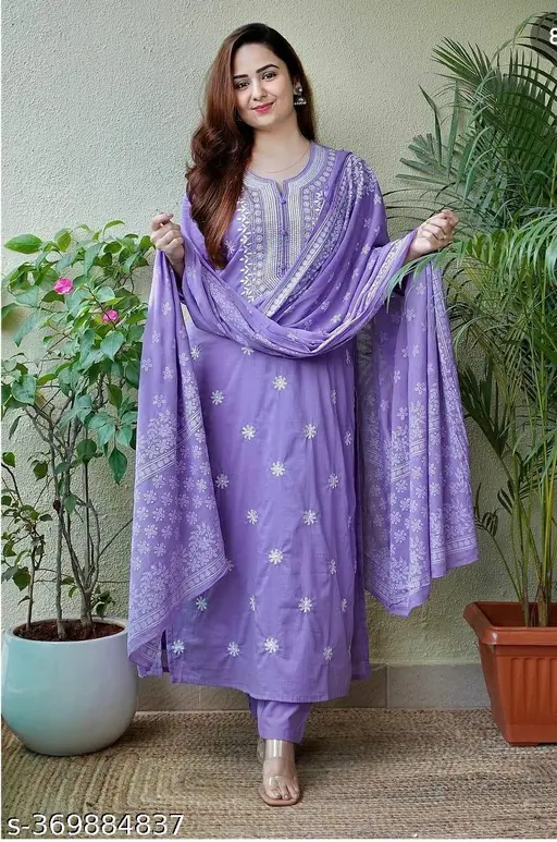 KURTI, PANT & DUPATTA SET